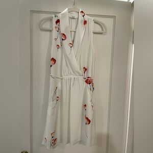 Wilfred White Wrap Tie Front Dress with pockets!! From Aritzia